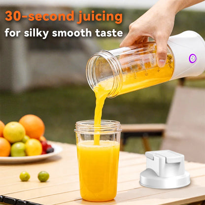 Portable Fruit Juicer Mini Blender 450ML Electric Juice Cup 12 Blades Rechargeable Blender For Shakes And Smoothies Ice Crusher