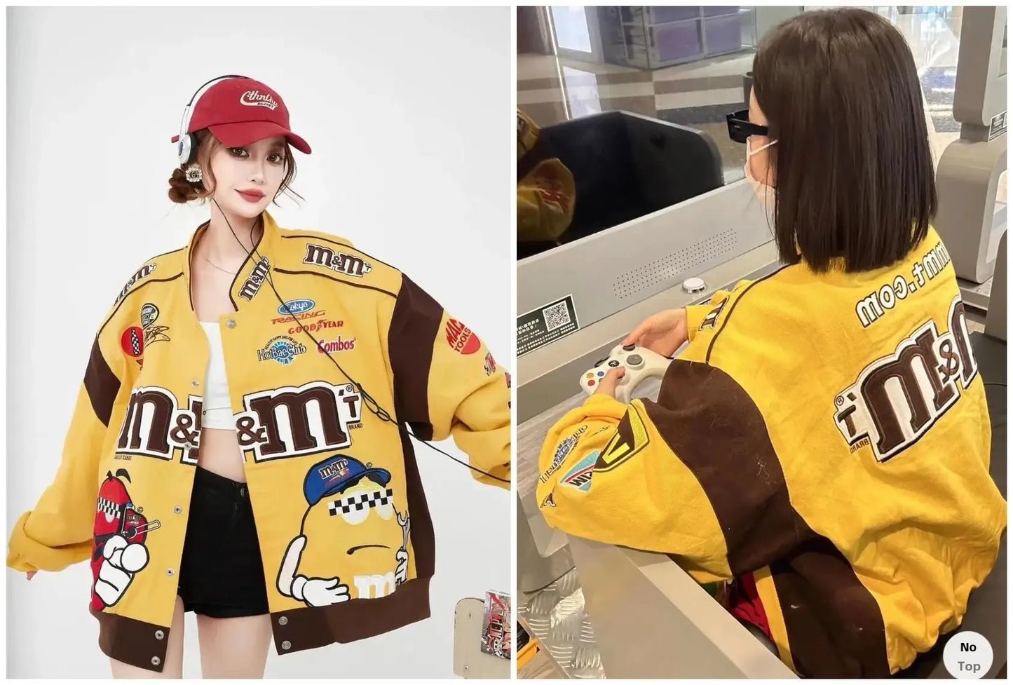American Style Loose Baseball Jacket Cool Biker Clothes Women's Spring Autumn Fashion Outerwear Comfortable Soft Material