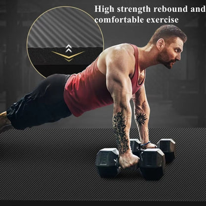 183x60cm Fitness 20mm Thick Workout Yoga Mat Indoor Pilates Noise Reduction Yoga Mat Moisture-proof Non-Slip Durable Exercise