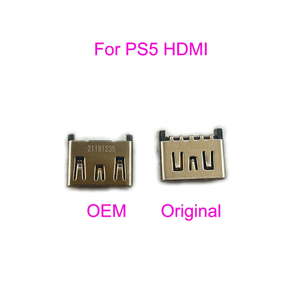 21PCS For Sony PS5 HDMI-compatible Port Socket Interface Connector For Sony PlayStation 5