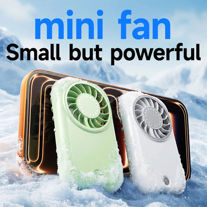 Portable Fan Mini Quiet Handheld Personal USB Rechargeable Fan Operated for Home Office Outdoor Travel, 1200mAh Hands Fans