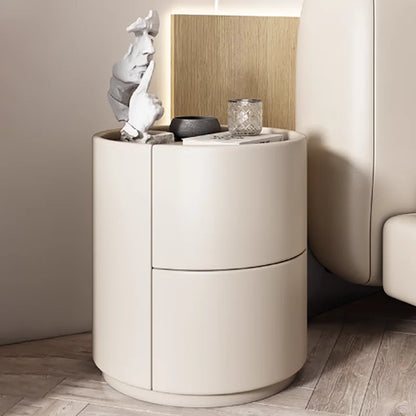 With Storage Narrow Nightstands Round With Drawers Bedroom Design Nightstands Tall Luxury Table Chevet Chambre Modern Furniture