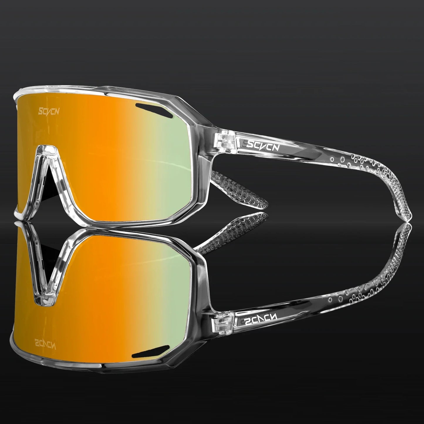 SCVCN New Cycling Sunglasses Men Road Driving Bike Glasses Outdoor Sports Running Women Bicycle Cycling Glasses UV400 Goggles