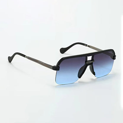2025 New in Sunglasses for Women  Modern Fashion Transparent Frame Gradient Yellow Pink Lens Square Glasses Gift for Friend