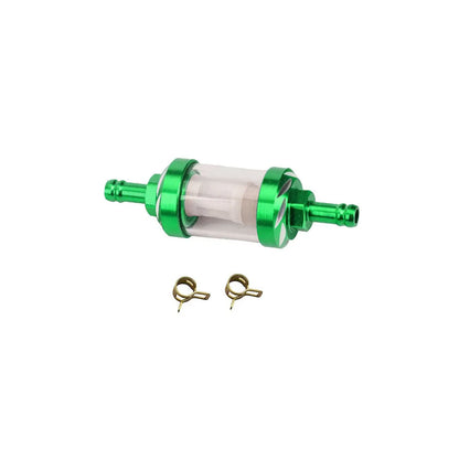9mm CNC Aluminum Alloy Glass Gas Fuel Oil Filter Moto for Dirt Pit Bike 125/140/150/160cc CRF70 90 110 TTR100 110 KLX65