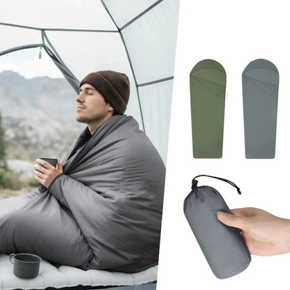 Ultralight Sleeping Bag Liner Warm Inner Liner Sleeping Bags Nylon Single Travel Hotel Camping Sheet Travel Hiking Camping