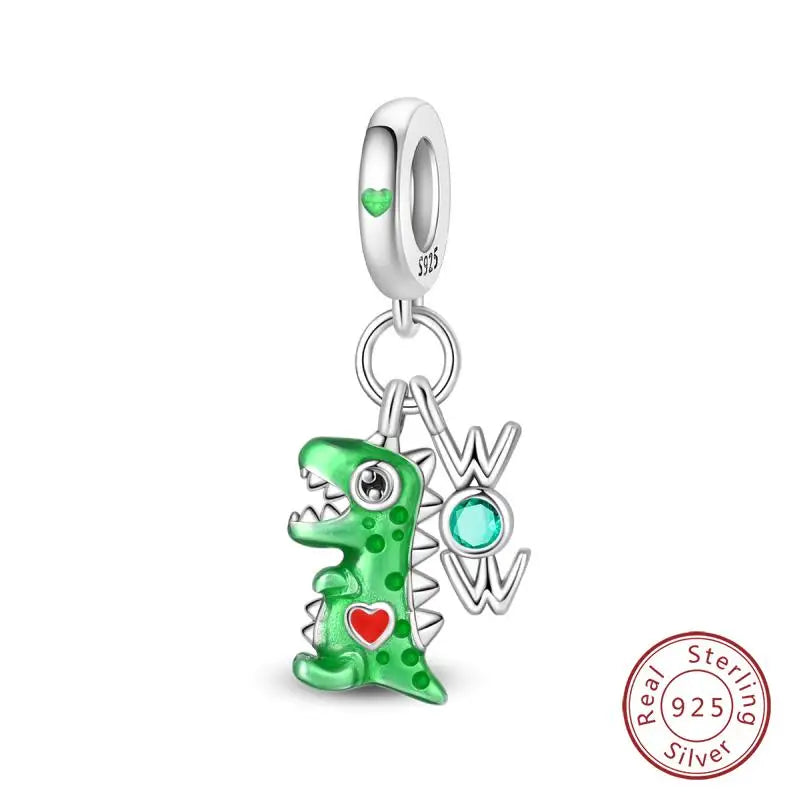 Original 925 Sterling Silver Charms Beads Winter Snowflake Snowman Igloo Penguin Pendant Fit Bracelet Women Jewelry Gift