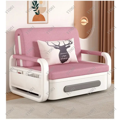 Multi-Functional Retractable Sofa Bed Modern Simple Single Bed for Home Small Space