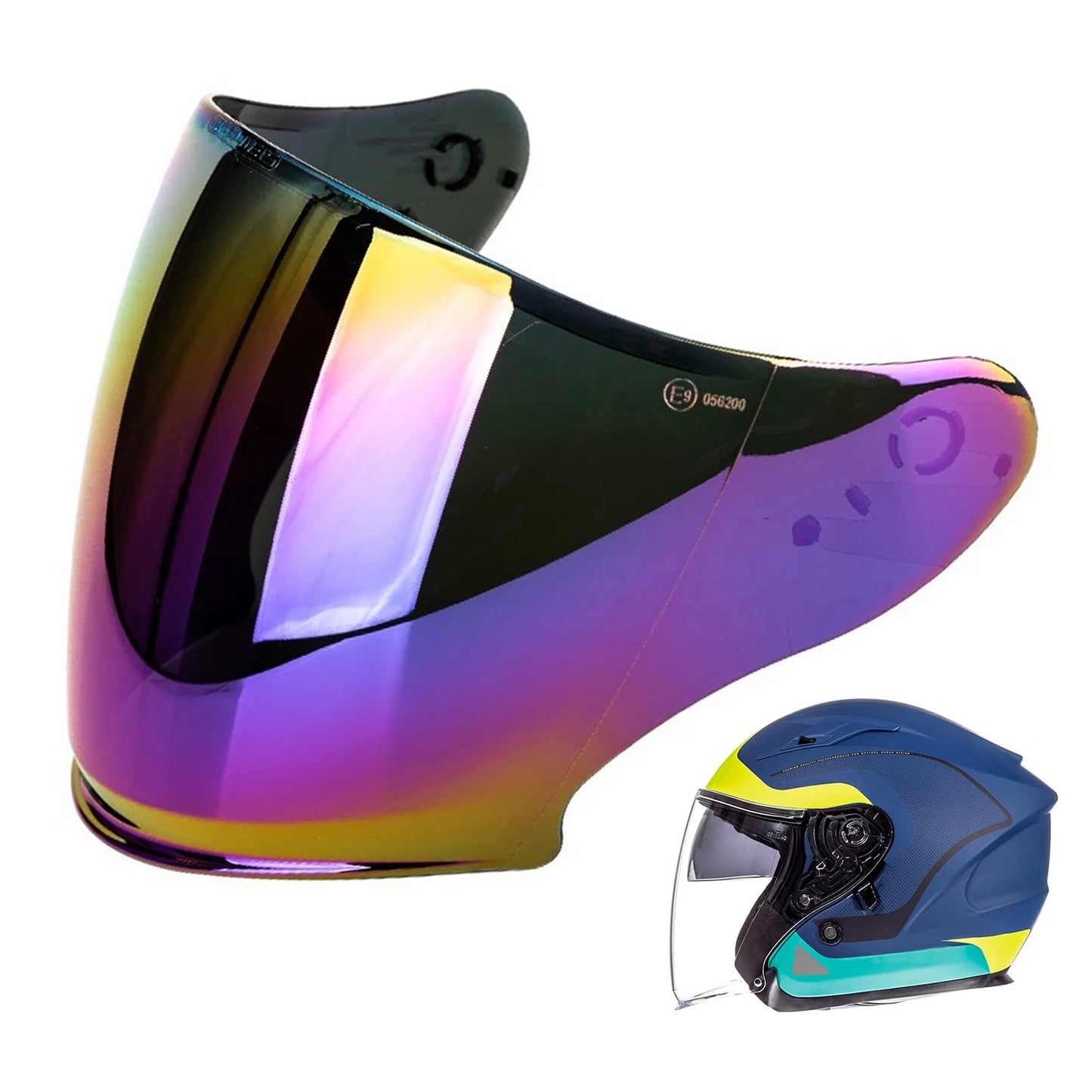 Motorcycle Helmet Wind  Lens Visor Cambered Surface Motor Helmet Accessories Replacement for MT Avenue SV Helmet