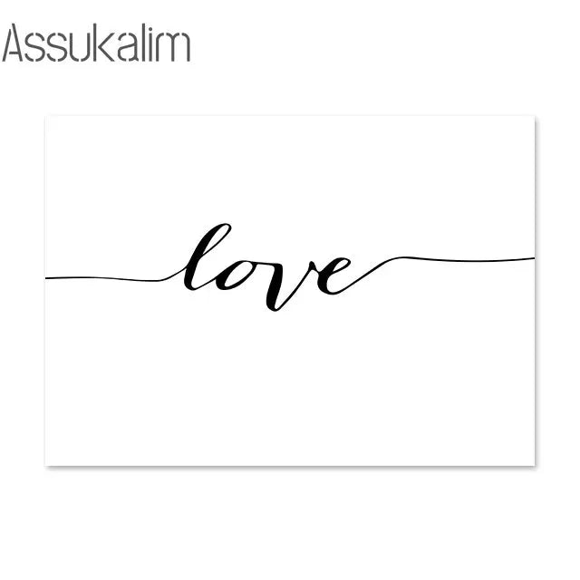 Fashion Wall Paintings Flowers Print Pictures Perfume Canvas Poster Lips Love Art Prints Nordic Wall Posters Living Room Decor