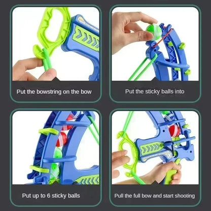 Sticky Ball Dartboard Montessori Throw Sport Slingshot Target Animal Dinosaur Sports Toys Educational Indoor Outdoor Game