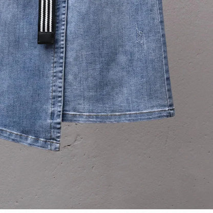 Female Irregular Cowboy Long Skirt Spring Summer Ladies Medium Long Styles Jeans Skirts Women Large Size 5XL Denim Maxi Skirts