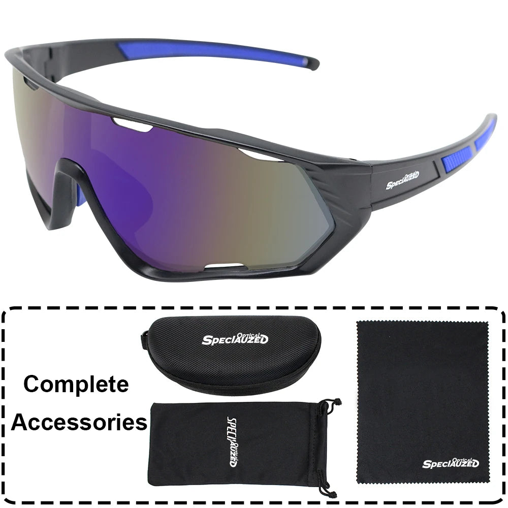 Sports Sunglasses for Men Women Youth UV400 Large Lenses Baseball Goggles Cycling Running Softball Biking Running Glasses