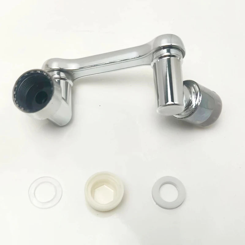 ABS Universal Rotation Extender Faucet Aerator Splash Filter Kitchen Washbasin Faucets Bubbler Nozzle Two Modes for Water Outlet