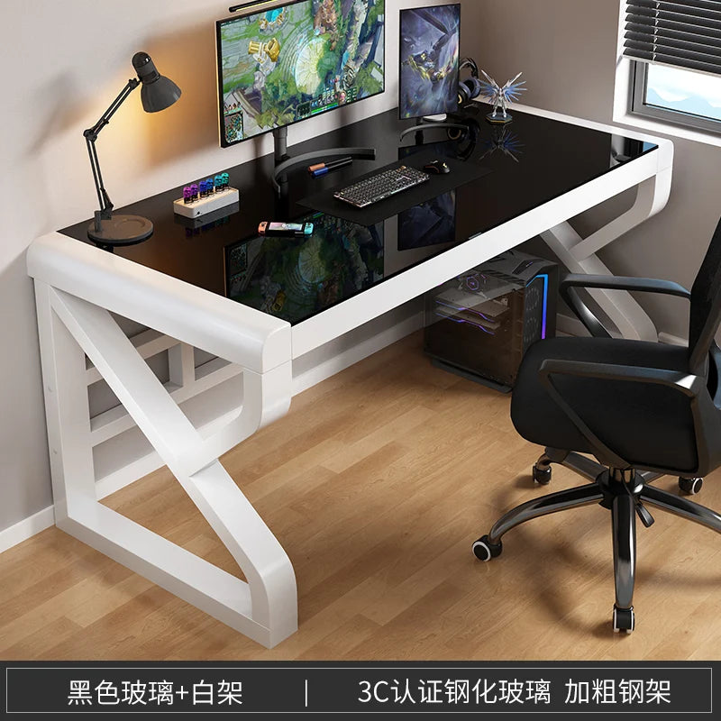 Shelves Modern Office Desk Storage Aesthetic Writing Standing Office Desk Gaming Bedroom Bureaux De Chambre Home Furniture