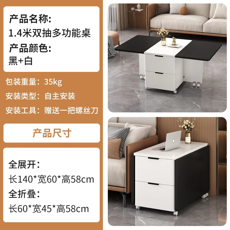 Italian Folding Coffee Table With Storage Removable Modern Neutral Coffee Table Premium Beauty Mesa De Centro Home Furniture