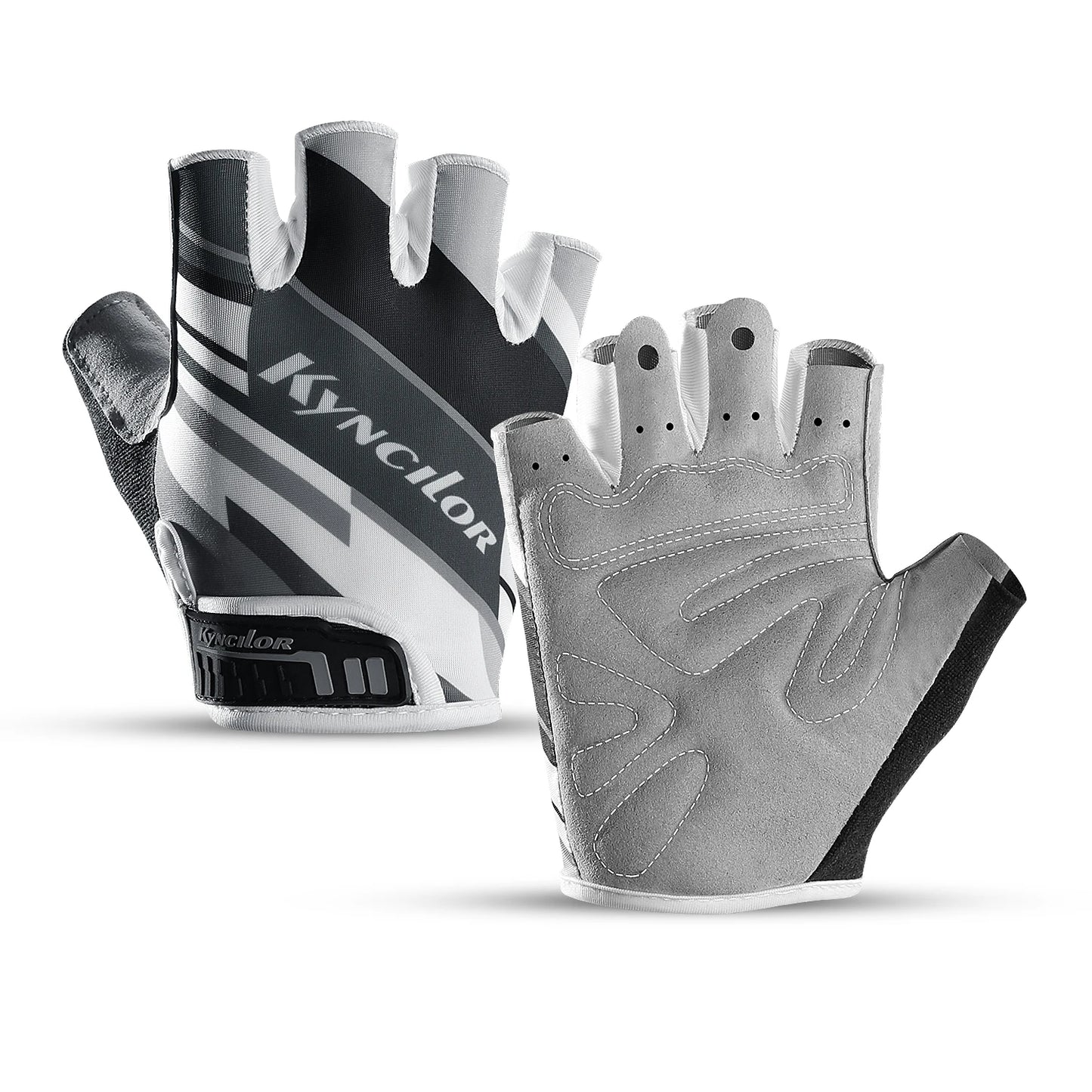 Anti Slip Shock Breathable Half Finger Gloves Men Women Half Finger Gloves Breathable Cycling Gloves Bicycle Gloves Bike Gloves