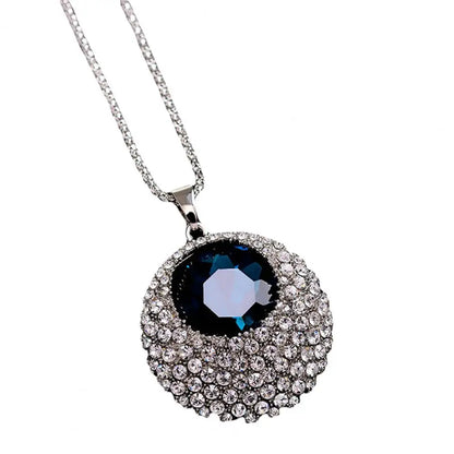 Chain Necklace Pendant Necklace Women Sweater Necklace Imitation Crystal Necklace for Women Jewelry Gifts Necklace on Neck 2023
