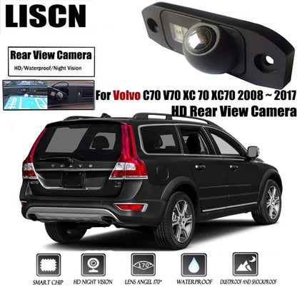 HD Backup Rear Camera For Volvo C70 V70 XC 70 XC70 2008 ~ 2017 Night Vision Waterproof Backup Parking Reversing Camera