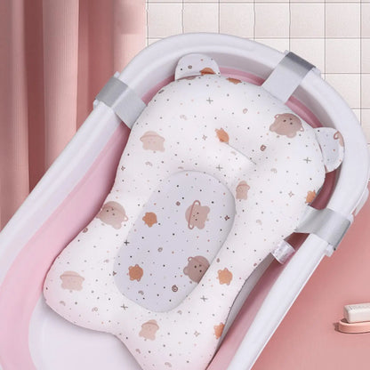 Baby Bath Seat Support Mat Protection Non Slip Adjustable 0-6 Months Baby