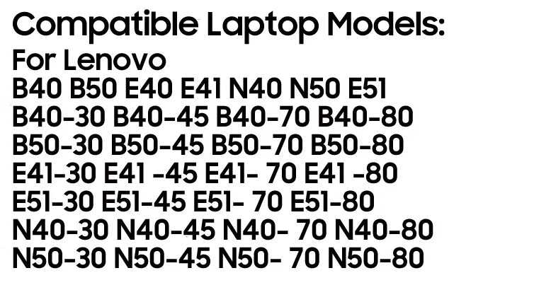 L12L4E55 L12M4E55 L13M4A01 Replacement Battery For Lenovo 40 B50 E40 E41 N40 N50 E51 B40-45 B40-70 B40-80 B50-30 B50-70 B50-80