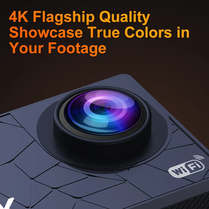 Action camera 4k Ultra Remote control IP68 sport cam for Diving 1080p Camera WlFl 120° H.264 Selfie Photograph for Android lOs