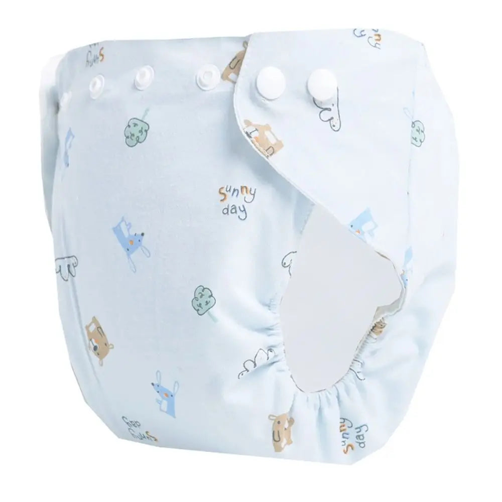Waterproof S M L Baby Washable Diaper 0-18 Months with Buckles Reusable Nappy Leakproof 3-14kg Cloth Diapers Newborn Kids