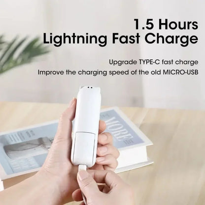 Portable Mini Handheld Fan USB Rechargeable Adjustable Foldable Handheld Fan Suitable for Women, Travel, Outdoor Use Gift