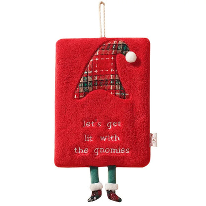 Christmas Hand Towels Kitchen Cloth Housewarming Gifts Christmas Decoration Dish Towel sfor Home Holiday Xmas ﻿Cloth Man Woman
