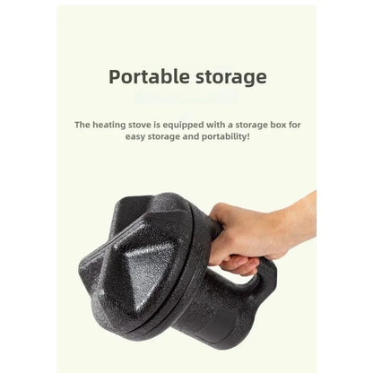 Mini Portable Gas Canister Heating Stove for Outdoor Camping Propane Fuel with Windproof Design Winter Camping Equipment