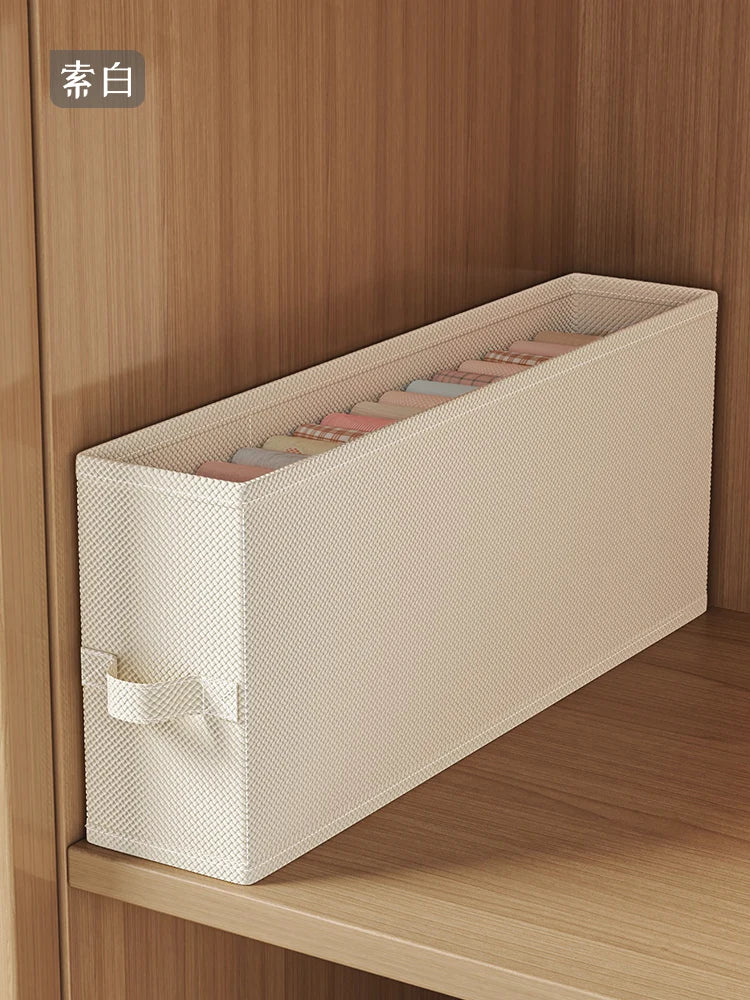 Large Capaci Narrow Long Storage Box Clothes Organizer Der Sle Storage Basket for Wardrobe Clothing Storage Solution