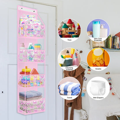 Over The Door Hanging Organizer Cosmetics Wall Hanging Storage Organizer Bag Organizerfor Nursery Bathroom Closet Bedroom Dorm