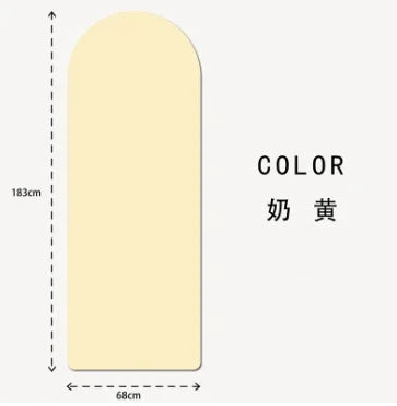 Anti Slip Custom Yoga Mats Eco Friendly Natural Rubber Oval Curve Pu Yoga Mat Arch Pill Shape Arched  Yoga Mat Thick 5mm
