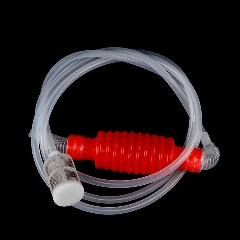 Manual homebrew beer filtering system kit 2M liquid Siphon Food Grade Alcohol Distiller Syphon Tube Fish tank water filter tool
