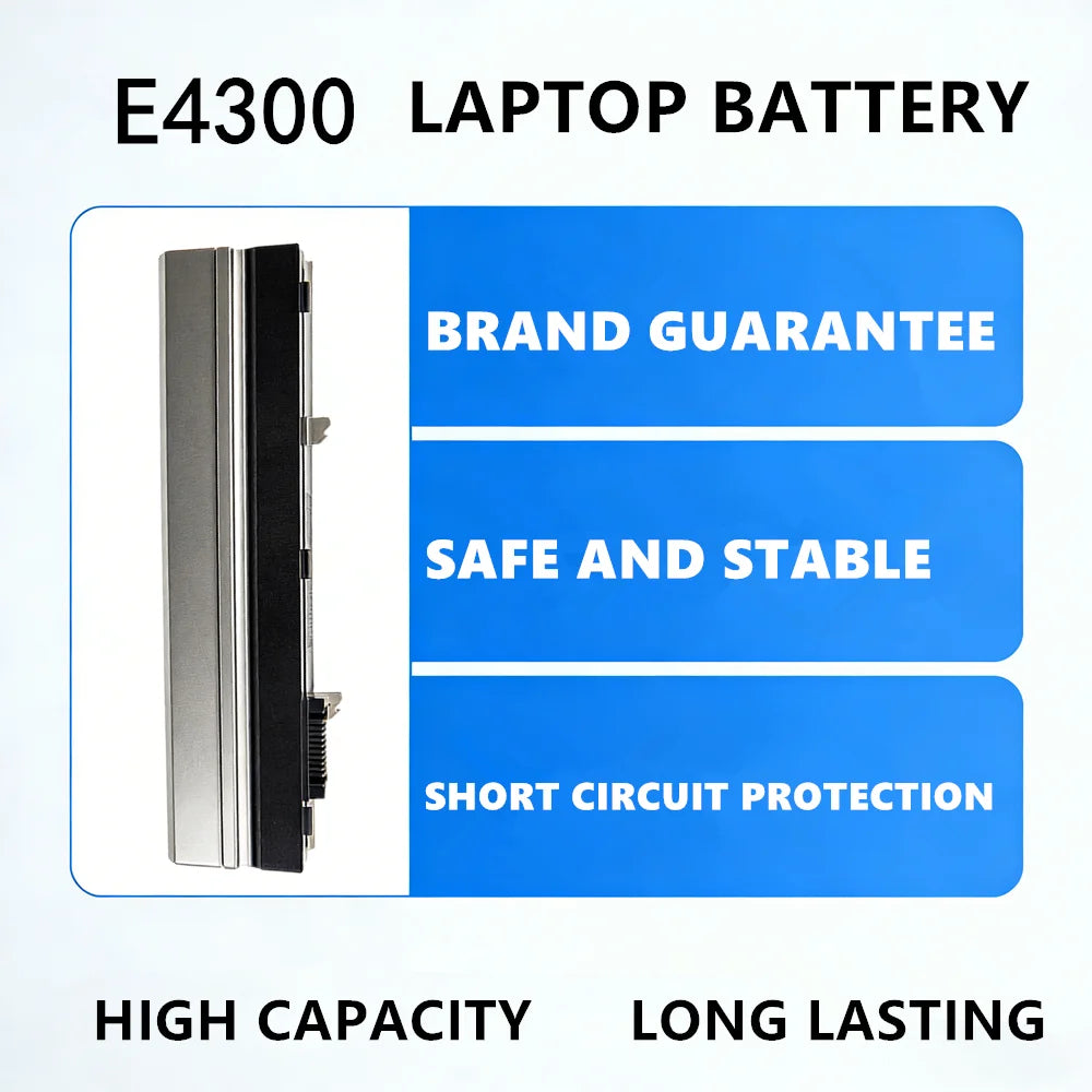 E4300 Laptop Battery For DELL Latitude E4300 E4300n E4310 E4320 E4400 PP13S XX330 XX334 XX337 YP459 YP463 U817P