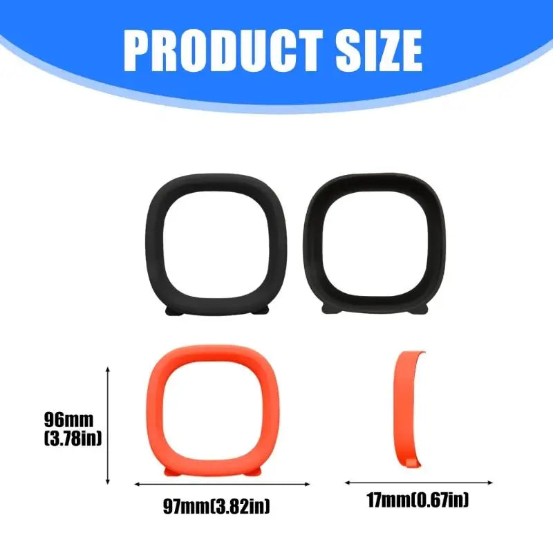 652F Silicone Speaker Case with AntiSlip Design for Sound Speaker Sleeve Stable Placement on Various Desks Surfaces Shell