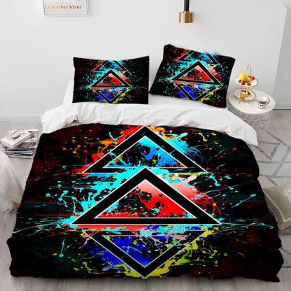 Cartoon Gamer Game Controller Comforter Bedding Set,Duvet Cover Bed Set Quilt Cover Pillowcase,King Queen Size Bedding Set Child