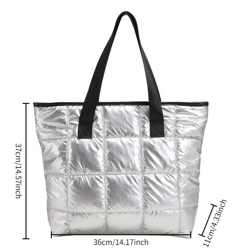 Women's shoulder bag light large bag women's fashion cotton tote bag large capacity shoulder bag commuting bag