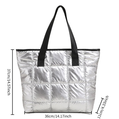 Women's shoulder bag light large bag women's fashion cotton tote bag large capacity shoulder bag commuting bag