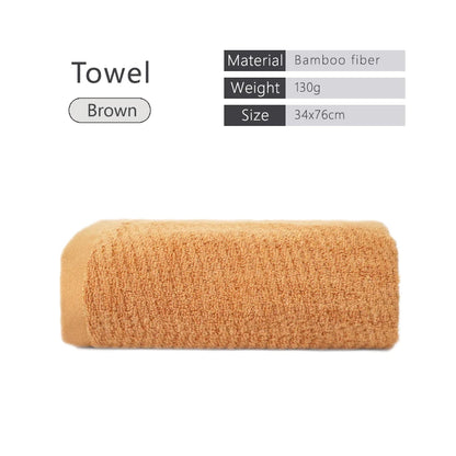Bamboo Fiber Towels Sets Home Bath Towels for Adults Face Towel Thick Absorbent Luxury Bathroom Towels Hand Towels Quick Drying