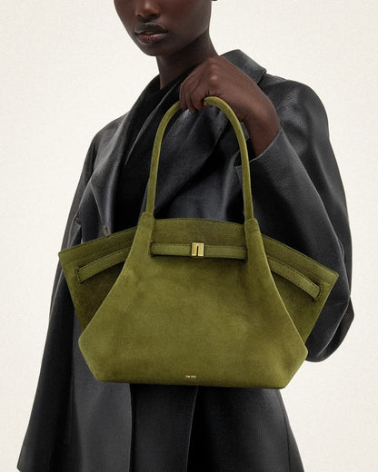 JW PEI Dumpling Bun New Small Women's Shoulder Crossbody Bag High Quality Handheld Small Bag Women'sMedium Faux Suede Tote Bag
