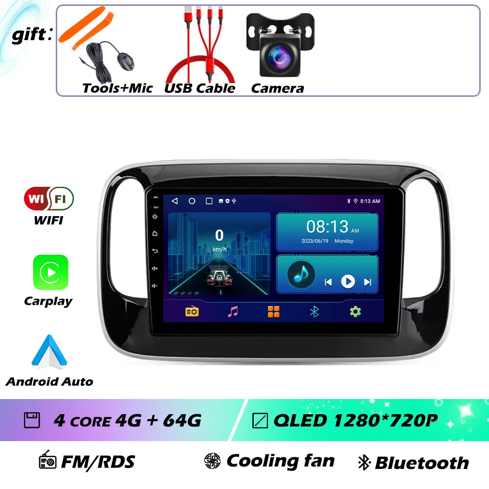 Car Radio Carplay For GAC Trumpchi GS3 GE3 2017-2021 Navigation GPS Android Auto Player Screen 4G Wifi No 2din DvD