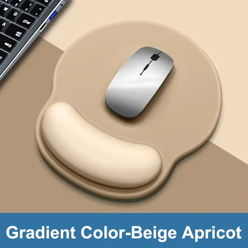 Gradient color mouse pad comfortable wrist rest non-slip mouse pad soft mouse pad wrist rest computer desktop mouse pad