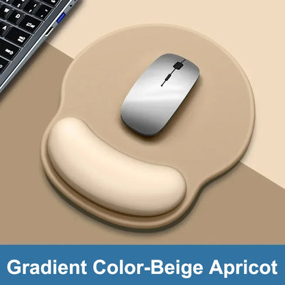 Gradient color mouse pad, comfortable wrist rest, non-slip mouse pad, soft mouse pad wrist rest, computer desktop foam mouse pad