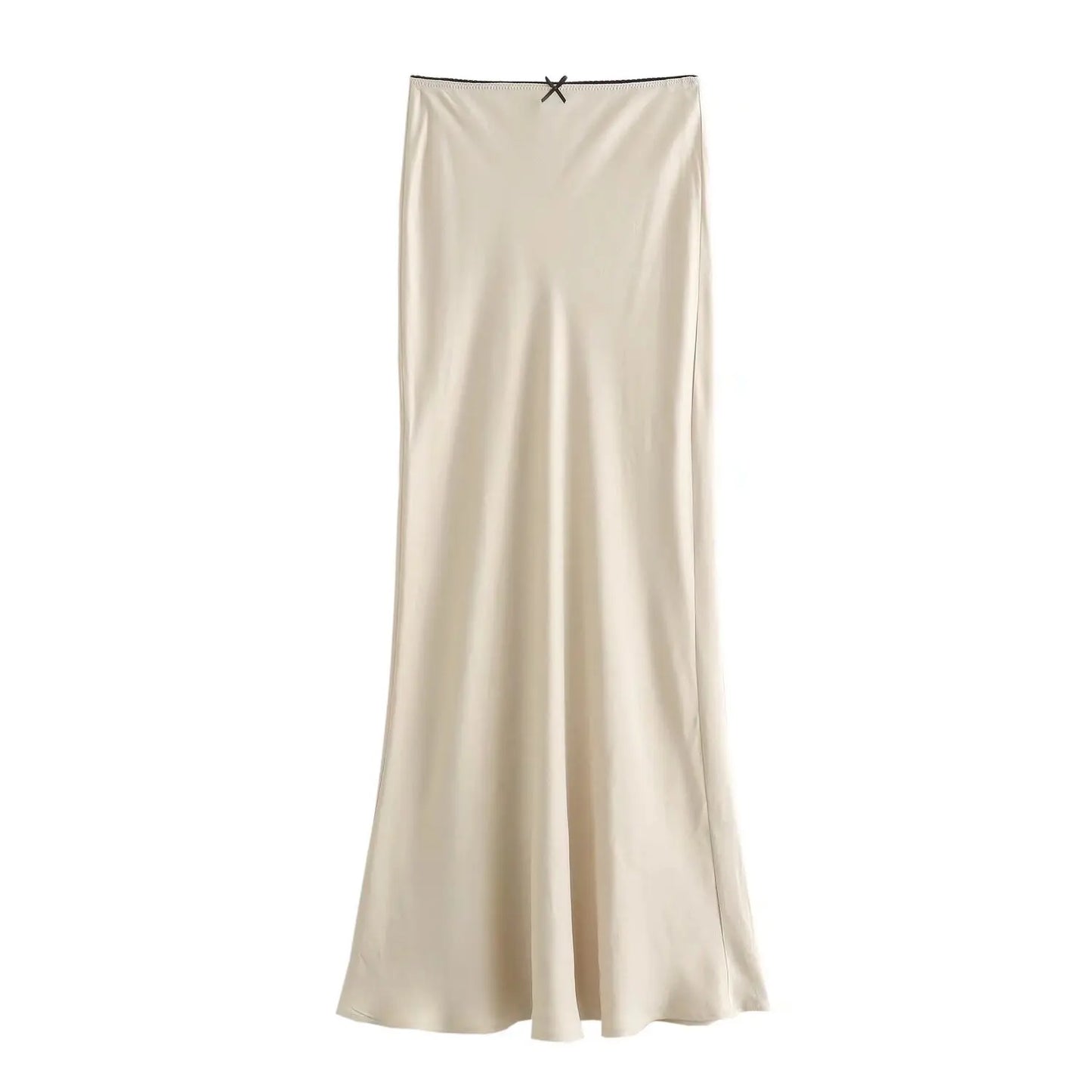 Women Satin Skirt High Waist Midi Skirt Stylish Long Skirts For Women Fashion Chic And Elegant Woman Skirt Streetwear