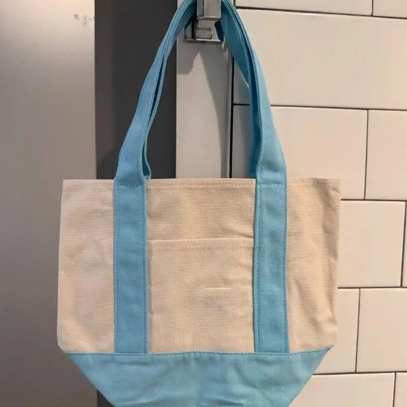 Large Canvas Tote Bag Minimalist Commuter Shoulder Bag Reusable Shopping Tote Fashionable Laptop Sleeve for Women Men Students