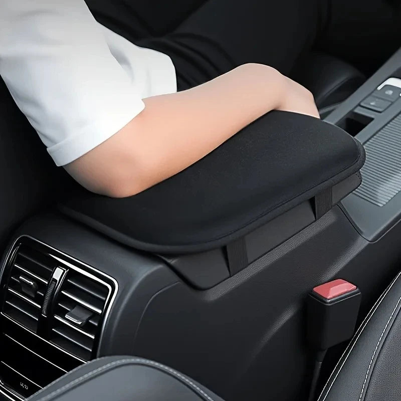 Car Armrest Pad Cool Sensation Heighten Central Console Cushion Soft Vehicle Interior Armrest Protective Cover Comfort Driving
