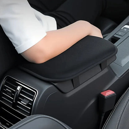 Car Armrest Pad Cool Sensation Heighten Central Console Cushion Soft Vehicle Interior Armrest Protective Cover Comfort Driving