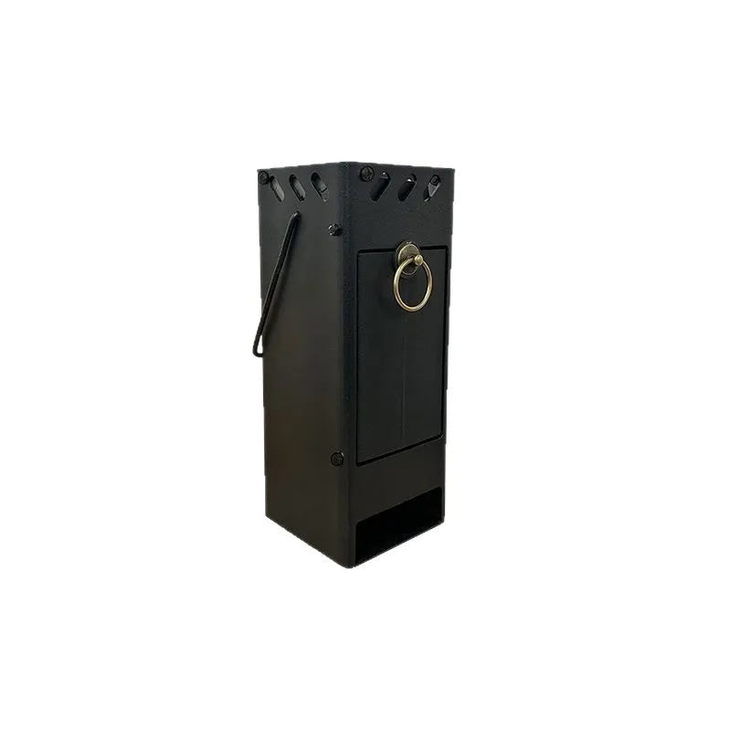 Portable Rocket Stove, Thick Manganese Steel Wood Burning Stove, Foldable Camping, Outdoor Cooking, Heating, Picnic