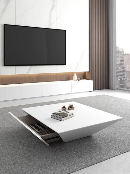 Modern coffee table large furniture, well-designed storage